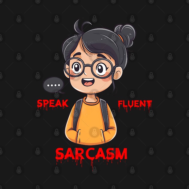 I speak fluent sarcasm by Printashopus