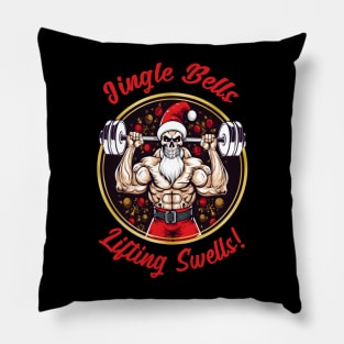 Skull Jacked Santa Pillow