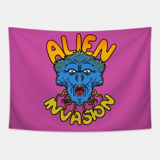 Alien Invasor Tapestry