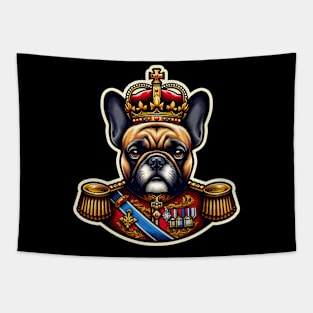 King Queen French bulldog Tapestry