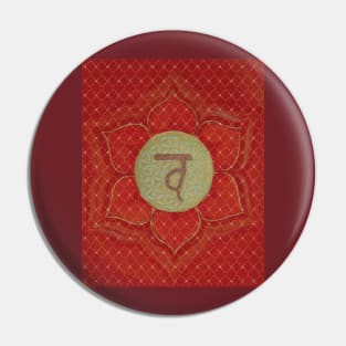 Sacral Chakra Swadhistana Pin