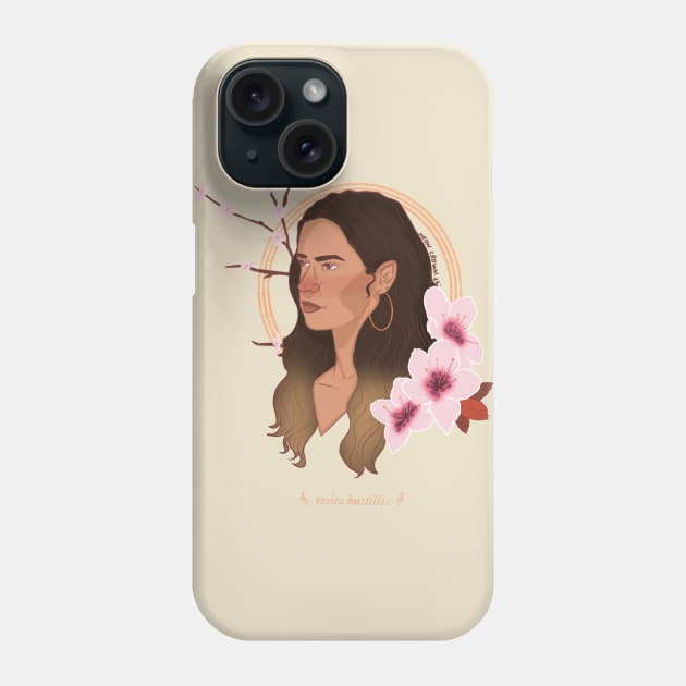 Rosita + cherry blossoms Phone Case by wynhaaughtcolbs