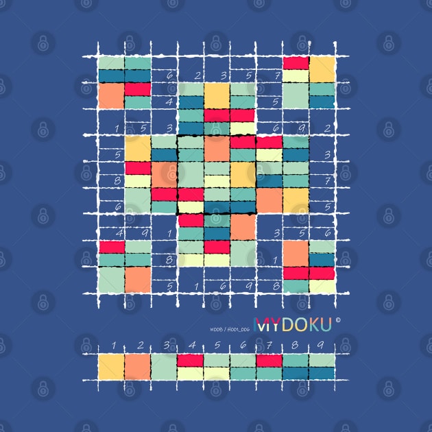 Mydoku_W008_H001_006_F: Sudoku, Sudoku coloring, logic, logic puzzle, holiday puzzle, fun, away from screen by Mydoku