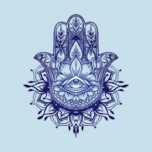 Hamsa dark mandala T-Shirt