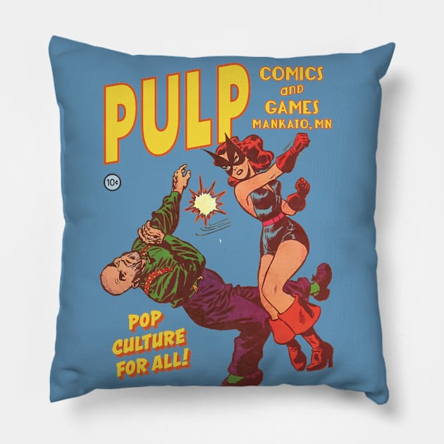 PULP Black Cat Pillow by PULP Comics and Games