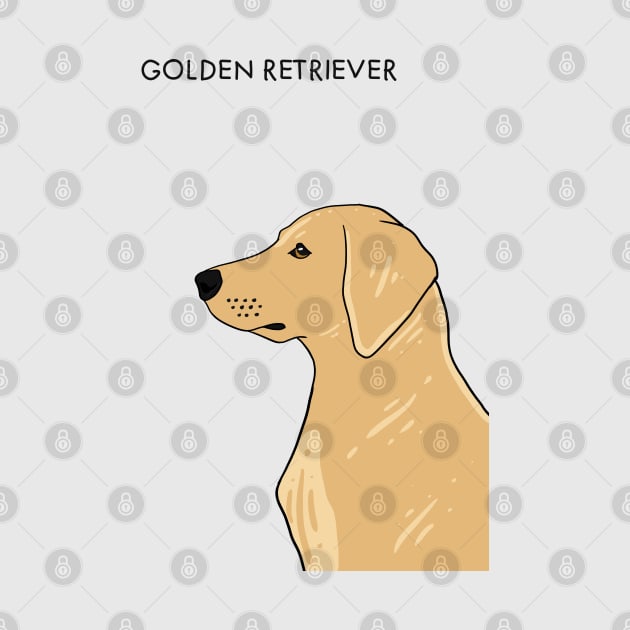 Golden Retriever -Portrait by Sweet Sugar