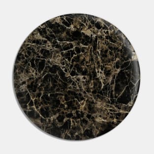Black and Gold Granite Marble Stone Pin