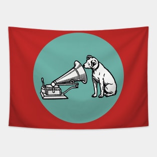 Dog | Music |  Record player | Phonograph | Fanart | Fan art Tapestry