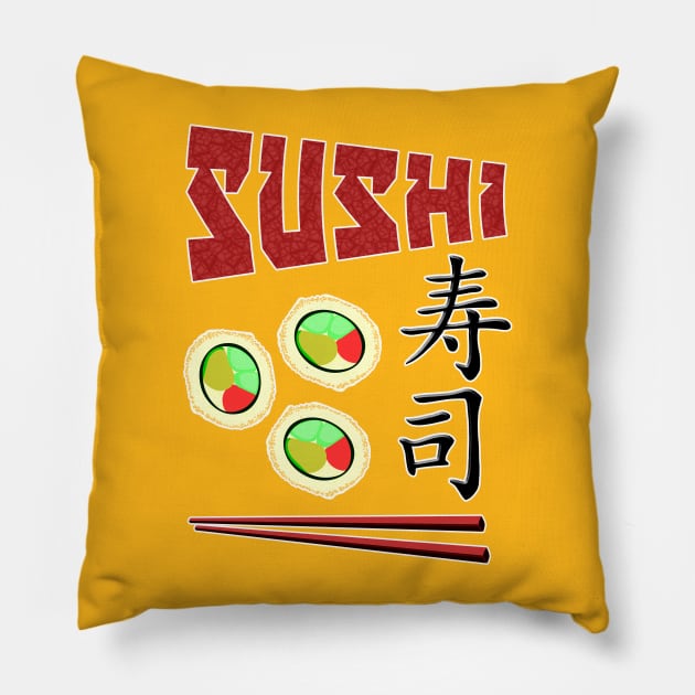 Sushi Pillow by scoffin