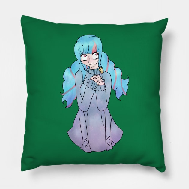 Ai Nirvana Initiative Amame Doi Sticker And Others Pillow by nhitori