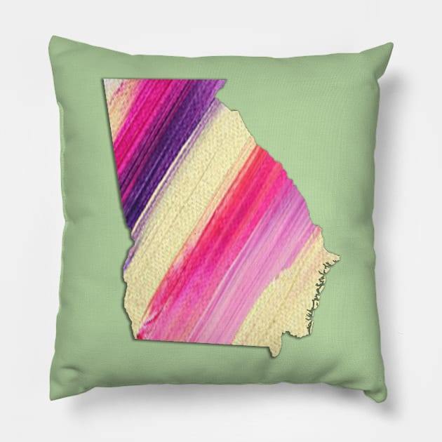 Georgia 5 Pillow by doodlesbydani