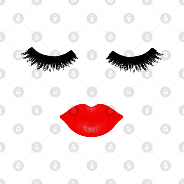 Lips and Lashes by julieerindesigns