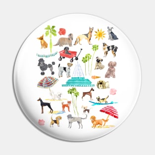 Doggie Days Pin