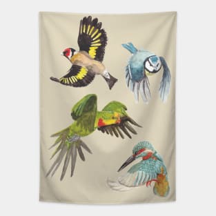 Flying birds Tapestry