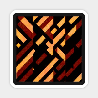 Copy of Cyberpunk red brown military camo pattern Magnet