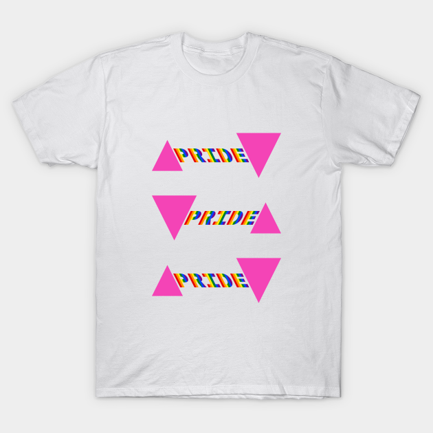 Discover Pink Triangle Pride Multi - Pink Triangle Pride Multi - T-Shirt