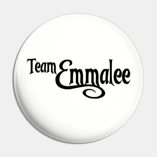 Team Emmalee Black Logo Pin