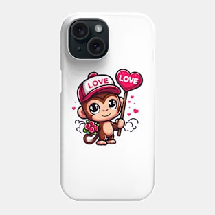 Valentine's Cartoon Delights T-Shirt Phone Case