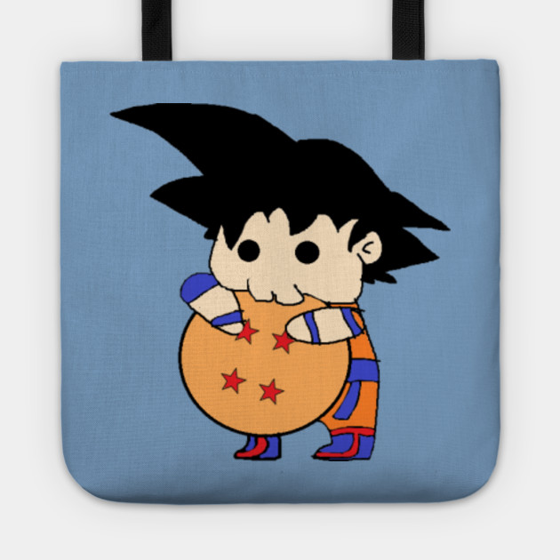 Chibi Goku 4 Star Succ Dragon Ball Tragetasche Teepublic De