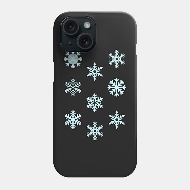 Snowflake Multipack Set (9pcs) Phone Case by broadwaygurl18