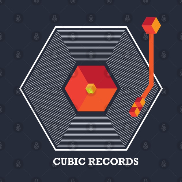 Cubic Records by modernistdesign