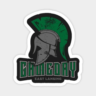 Vintage Spartan Gameday // Grunge Football Game Day Magnet