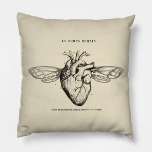 wings of heart Pillow