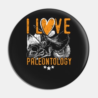 Paleontology tshirt saying I love paleontology - cool paleontologist gift ideas Pin