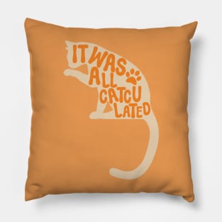 Funny cat joke Pillow
