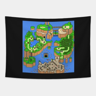 Overworld Map Tapestry