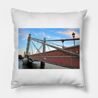 Albert Bridge River Thames London Pillow