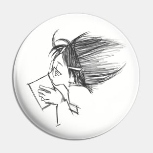 Hanekawa Tsubasa (Bakemonogatari) "Ending" Pin