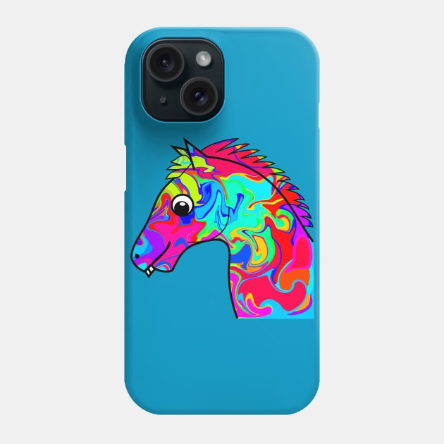 Colorful Horse Phone Case by Shrenk