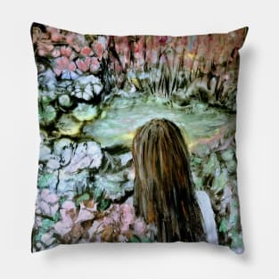 Girl by the Pond - 3 Pillow