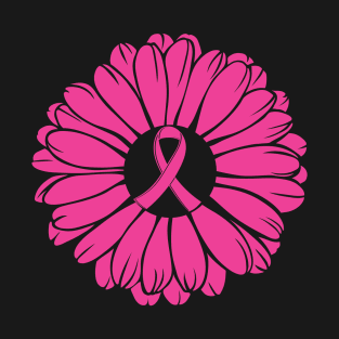 Sunflower Breast Cancer T-Shirt