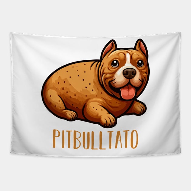 Pitbulltato Tapestry by MoDesigns22 