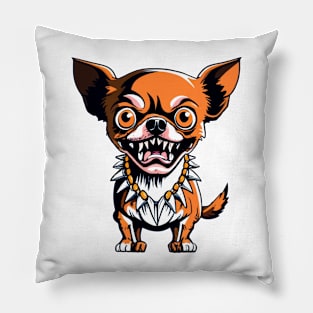 Crazy Chihuahua Pillow