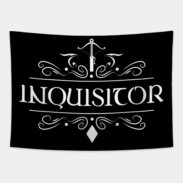 Inquisitor Character Class TRPG Tabletop RPG Gaming Addict Tapestry by dungeonarmory