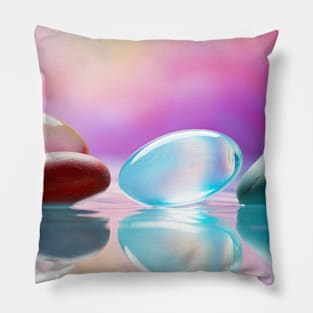 Water Drop Nature Serene Tranquil Peace Pillow