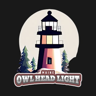 Owl Head Lighthouse T-Shirt