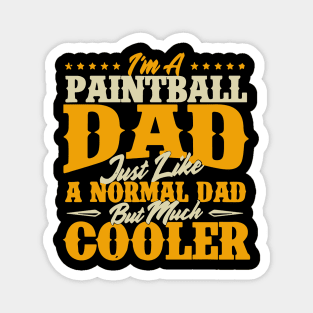 Im A Paintball Dad Gift Paintballer Paintballing Paintballs Magnet