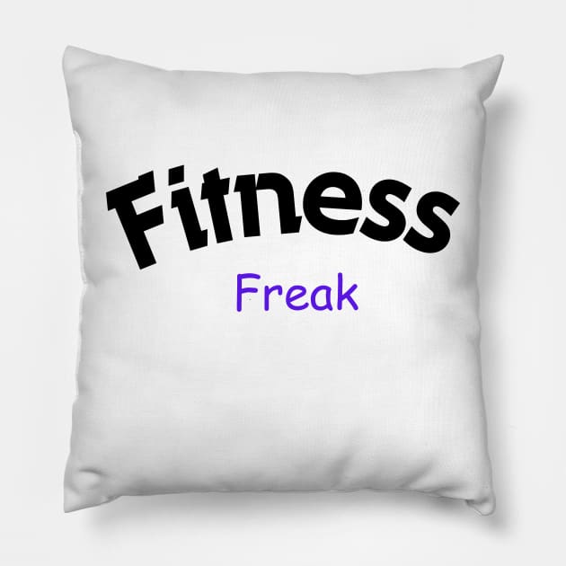 Fitness freak fitness Pillow by Silin sofi