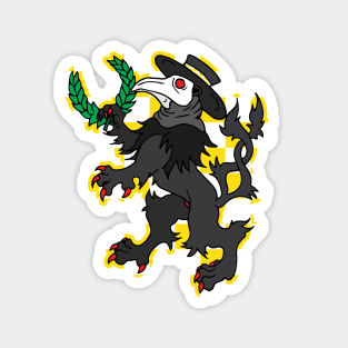 An Tir Plague Lion Magnet