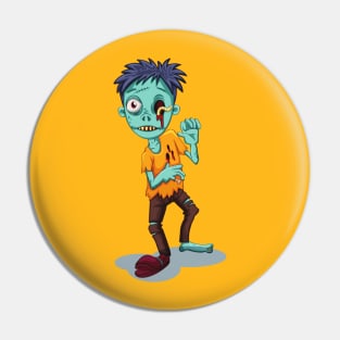 Kid Zombie Pin