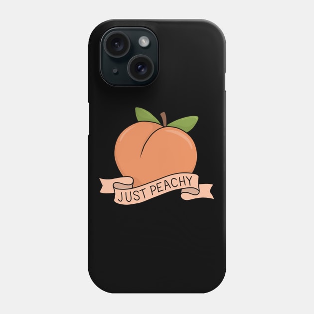 Just Peachy Phone Case by valentinahramov