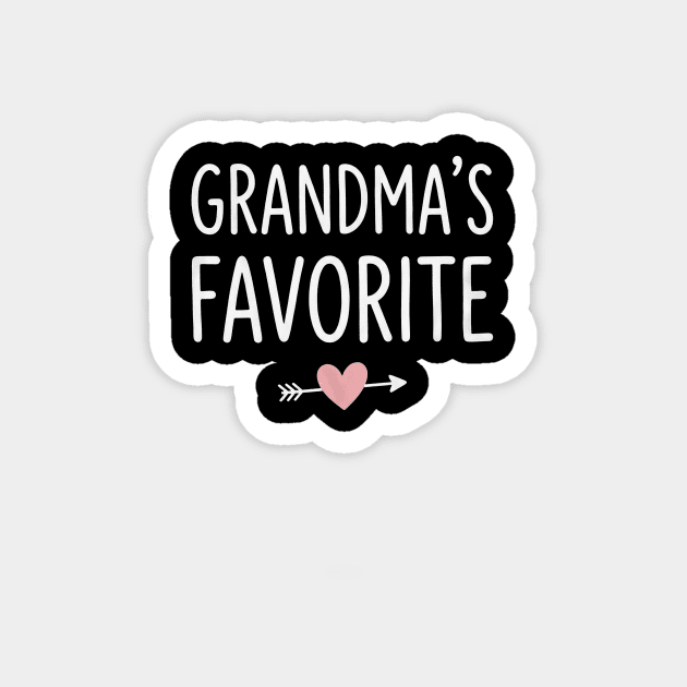 Grandma's Favorite Gift Idea For Grandparents Magnet by ArtistTee ⭐⭐⭐⭐⭐