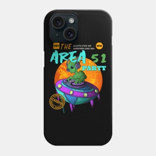 Space Party Music DJ Alien Phone Case