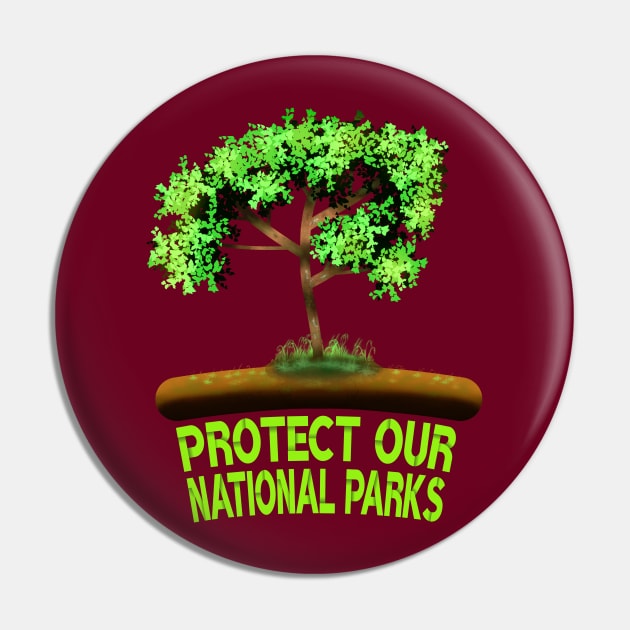 Protect Our National Parks, National Parks Pin by MoMido