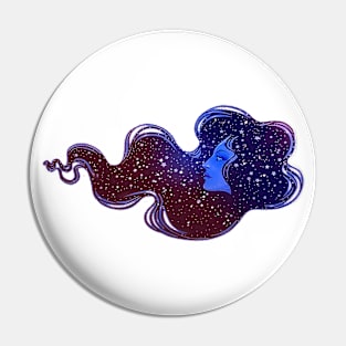 Galaxy Girl - Long Hair Pin