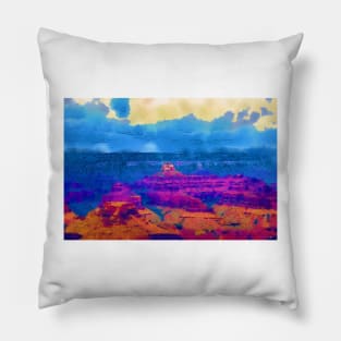 The Grand Canyon Alive In Color Pillow